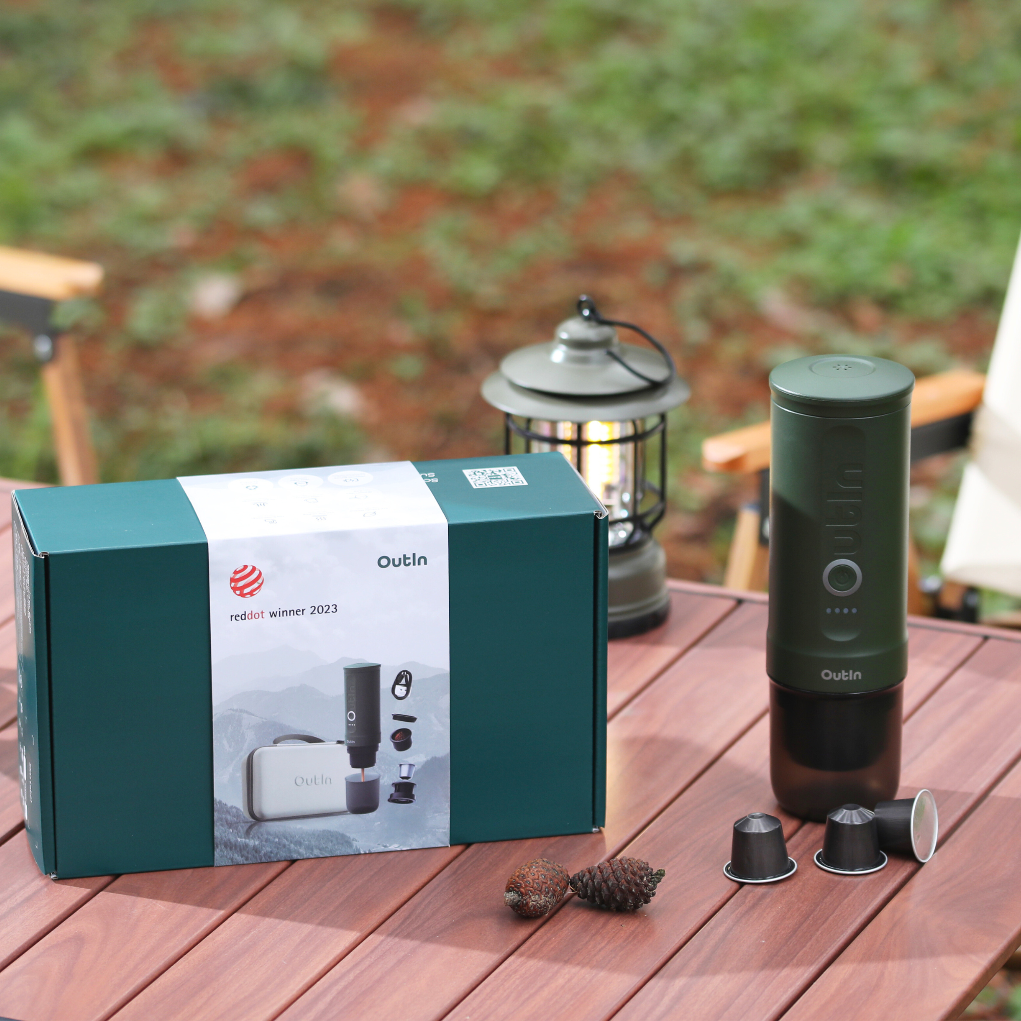 Set regalo Traveller Espresso (verde foresta)