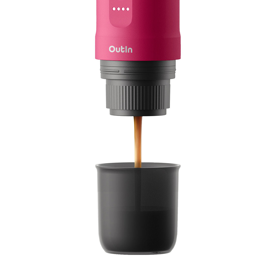 Máquina de café expreso portátil Nano (rosa fucsia)