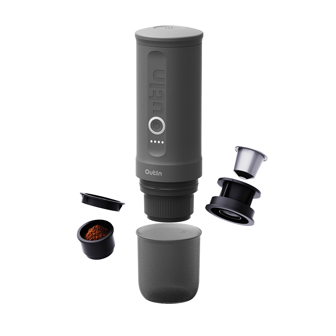 Nano Portable Espresso Machine (Space Grey)