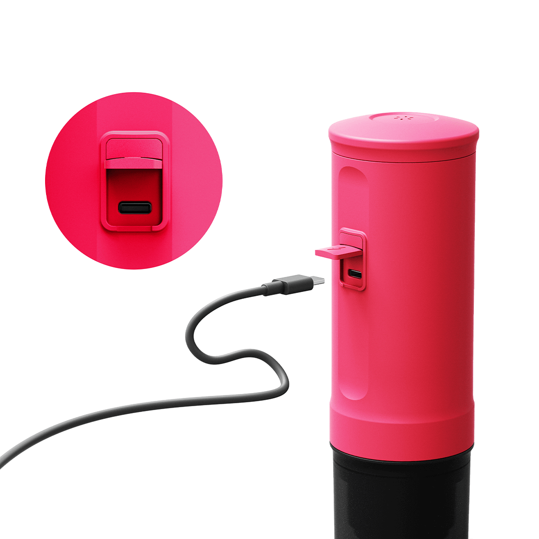 Máquina de café expreso portátil Nano (rosa fucsia)