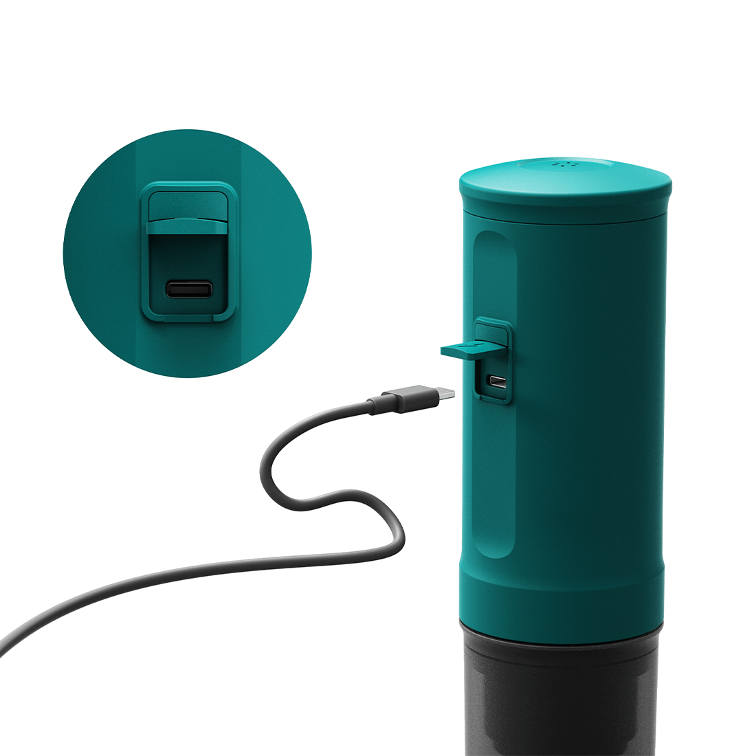 Máquina de café expreso portátil Nano (Outin Teal)